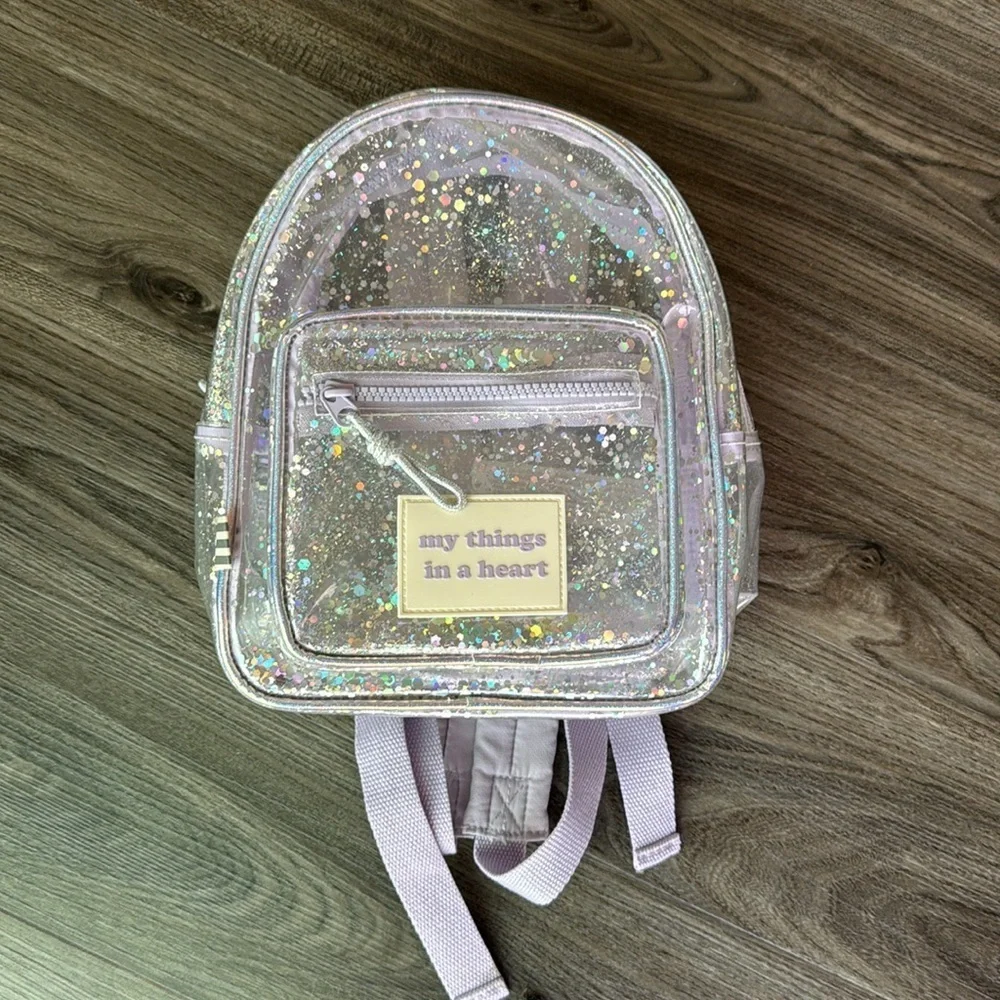 Zara Kids VINYL BACKPACK - Purple